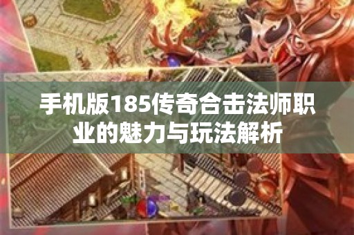 手机版185传奇合击法师职业的魅力与玩法解析