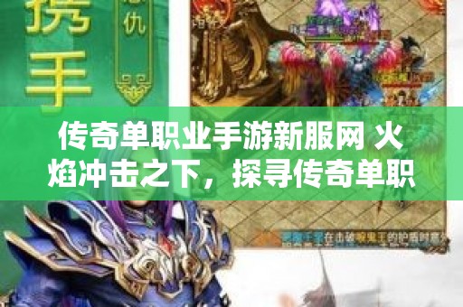 传奇单职业手游新服网 火焰冲击之下，探寻传奇单职业新服网的奥秘